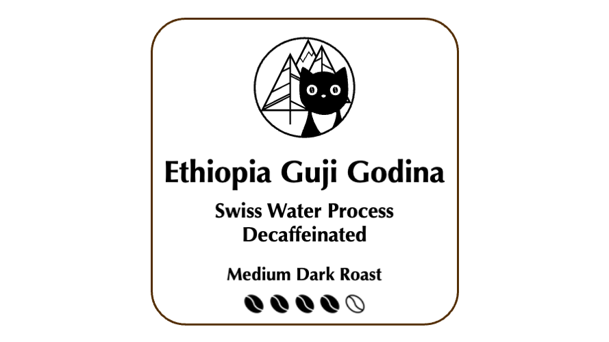 Ethiopia Guji Godina SWP Decaf Medium-Dark Roast